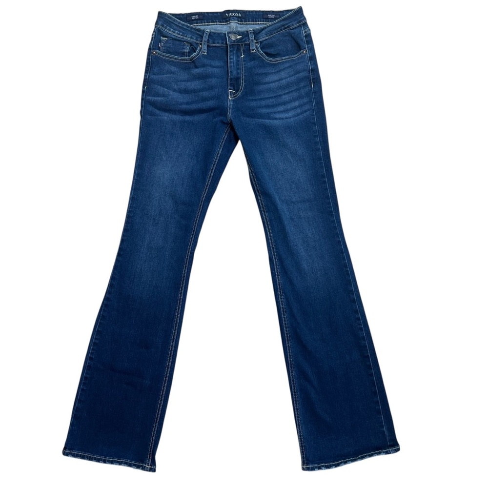 Vigoss Denim Blue Jeans Womens Waist 28 L 32 Marley Bootcut Stretch Mid Rise